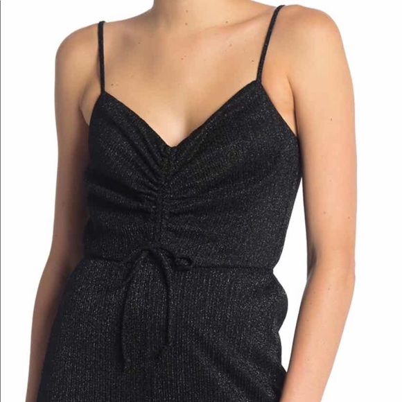 Row A Glitter Ruched Jumpsuit - NEW - small - Picture 3 of 4